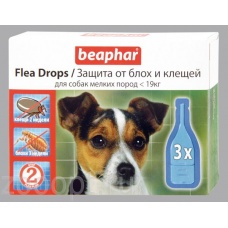 Беафар капли д/мелких собак от блох (диазинон) 3пи/уп..