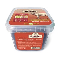 AlpenHof Лакомство Медальоны из филе теленка для собак 450 г