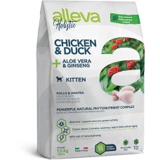 Сухой корм для кошек Holistic Chicken & Duck + Aloe vera & Ginseng Kitten